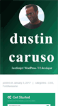 Mobile Screenshot of dustincaruso.com
