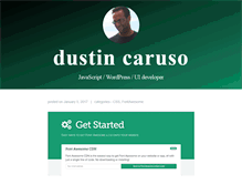 Tablet Screenshot of dustincaruso.com